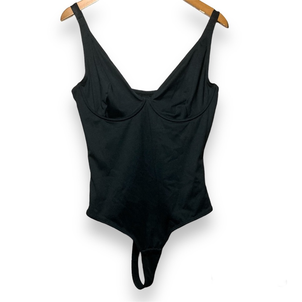 FeelinGirl Women’s Shapewear Bodysuit Tummy Control Thong Body Shaper Large